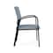 Lesro Newport Guest Chair Metal Frame, Black, RS Rain Song Upholstery NP1101 - alternate 3
